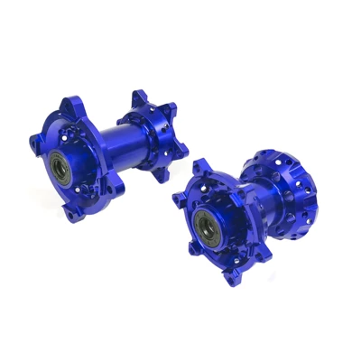 Motorcycle wheel hub for Kawasaki Klx140 Front and - a-set-of-front-and-rear-blue-wheel-hubs