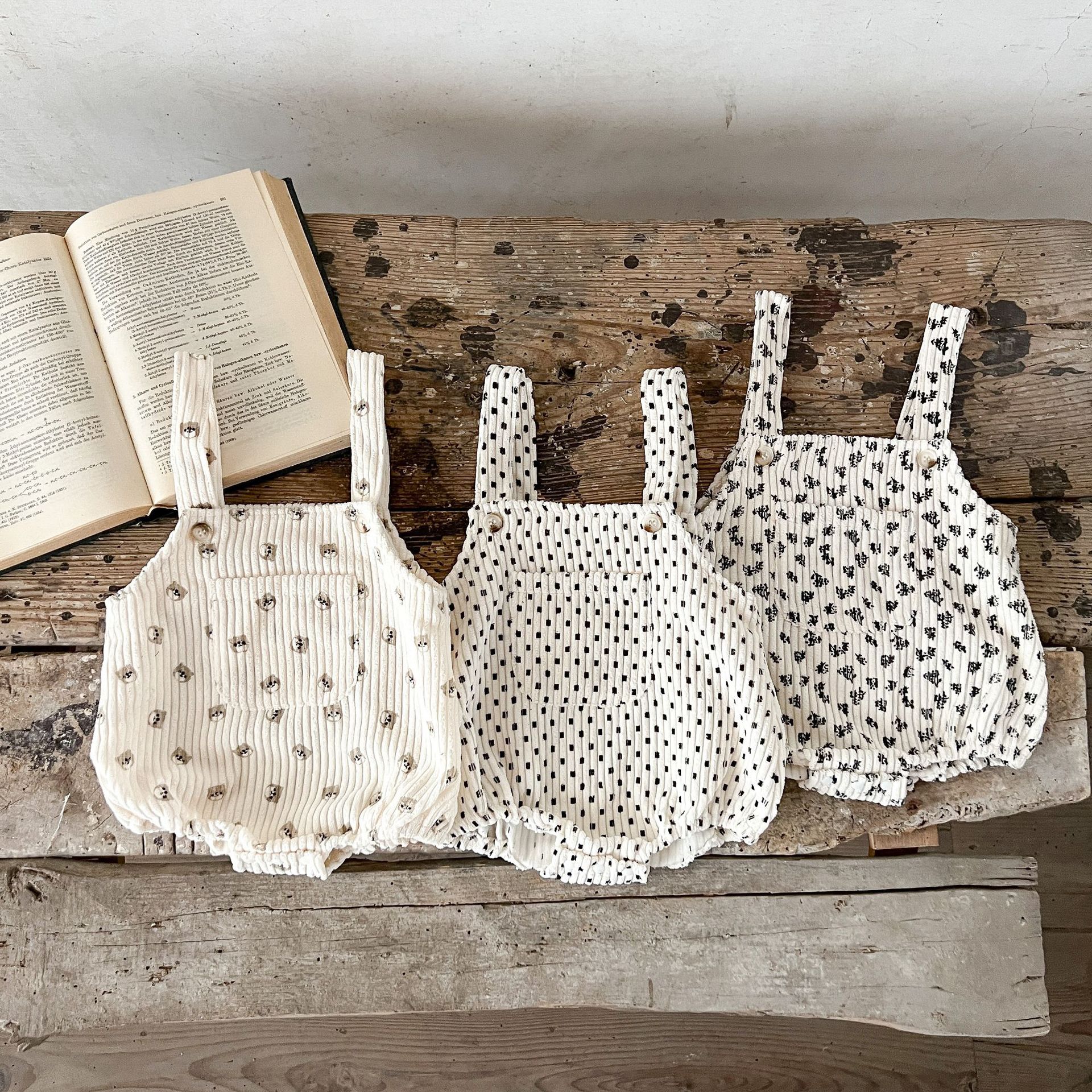 2023 primavera y otoño bebé niños y niñas impreso suspender mameluco vaina ins algodón mono mameluco