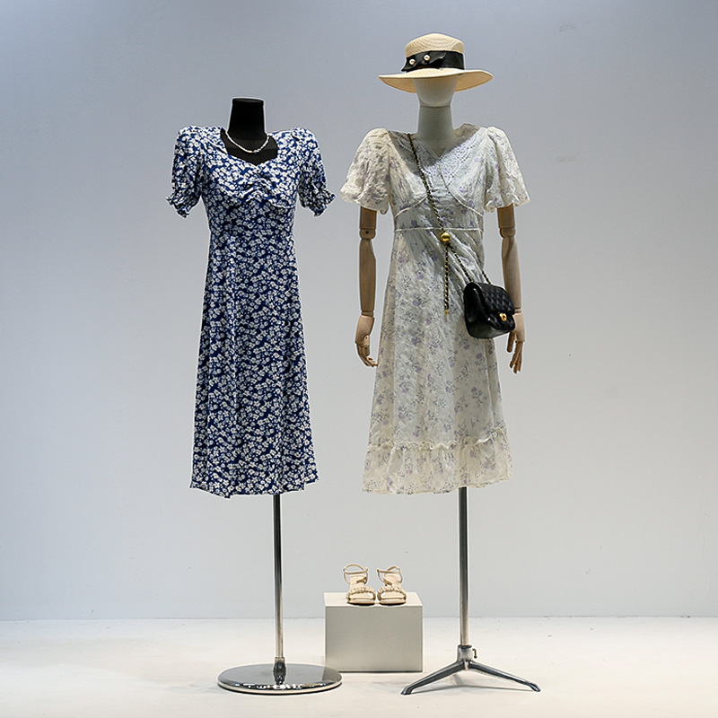 服裝店韓版聳肩網紅直角肩大平肩模特道具女假人體櫥窗展示架全身