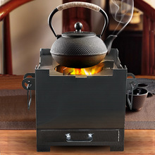 中式复古炭炉煮茶炉家用炭火炉烧水炉冬天围炉烧烤户外烤火炉日式