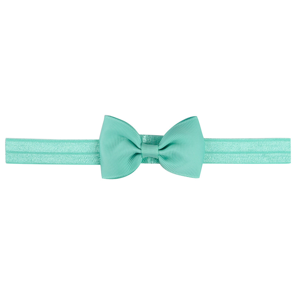 Fashion Solid Color Children's Hair Accessories Candy Color Rib Bow Headband Wholesale display picture 4