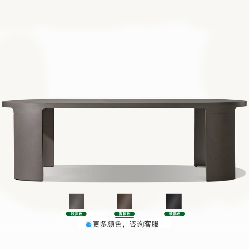 Mesa larga 2,8m (aleación de aluminio)