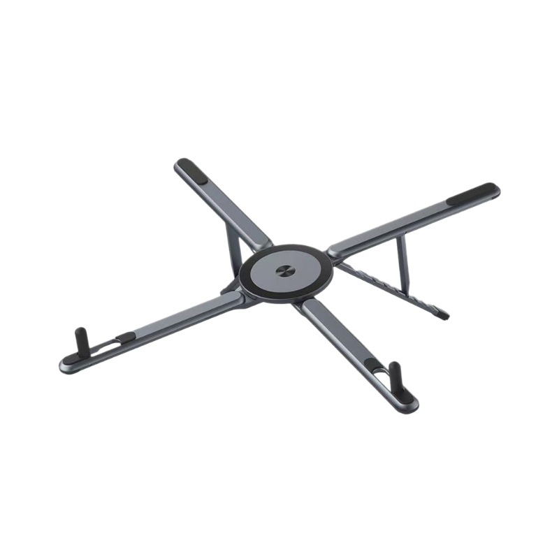 Nuevo soporte de computadora portátil de aleación de aluminio para teléfonos móviles tabletas portátiles 3 en 1 soporte magnético plegable portátil