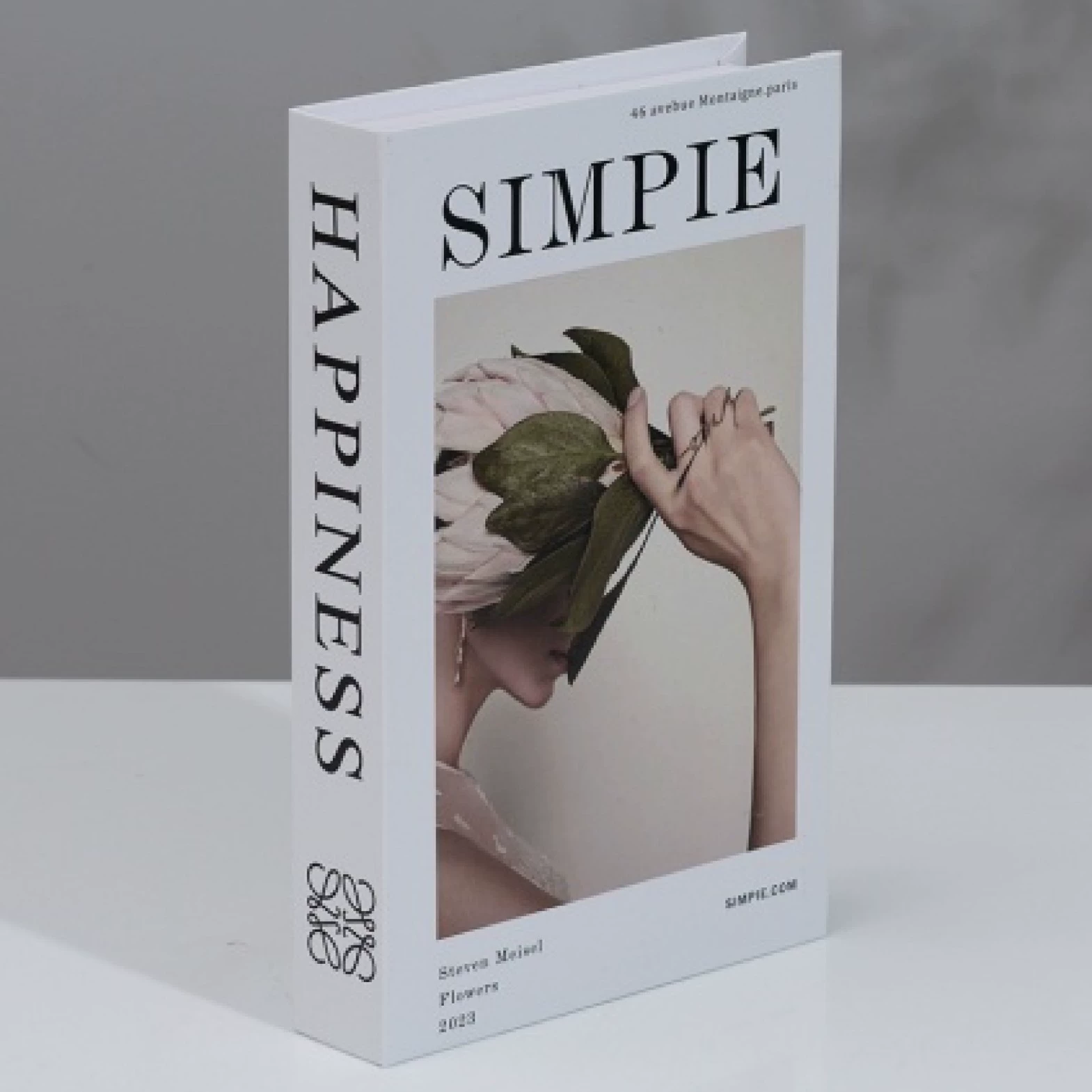 Декоративная складная поддельная книга, проп Nordic imitation, современный английский стиль, 27×17×4 см