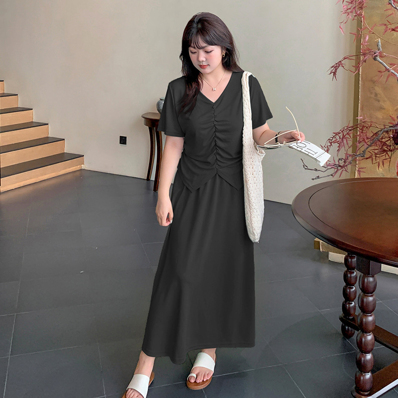  夏  XL-4XL 大きいサイズ 上下セット