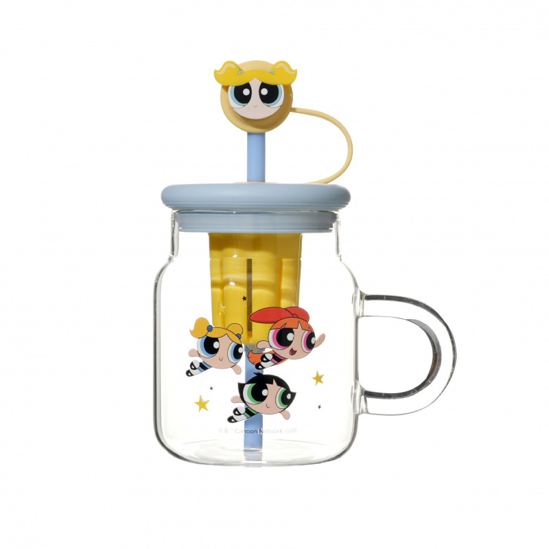 Voyeur Girl Copper Glass Girls 2025 nuevo verano de alto valor facial de gran capacidad lindas tazas de paja