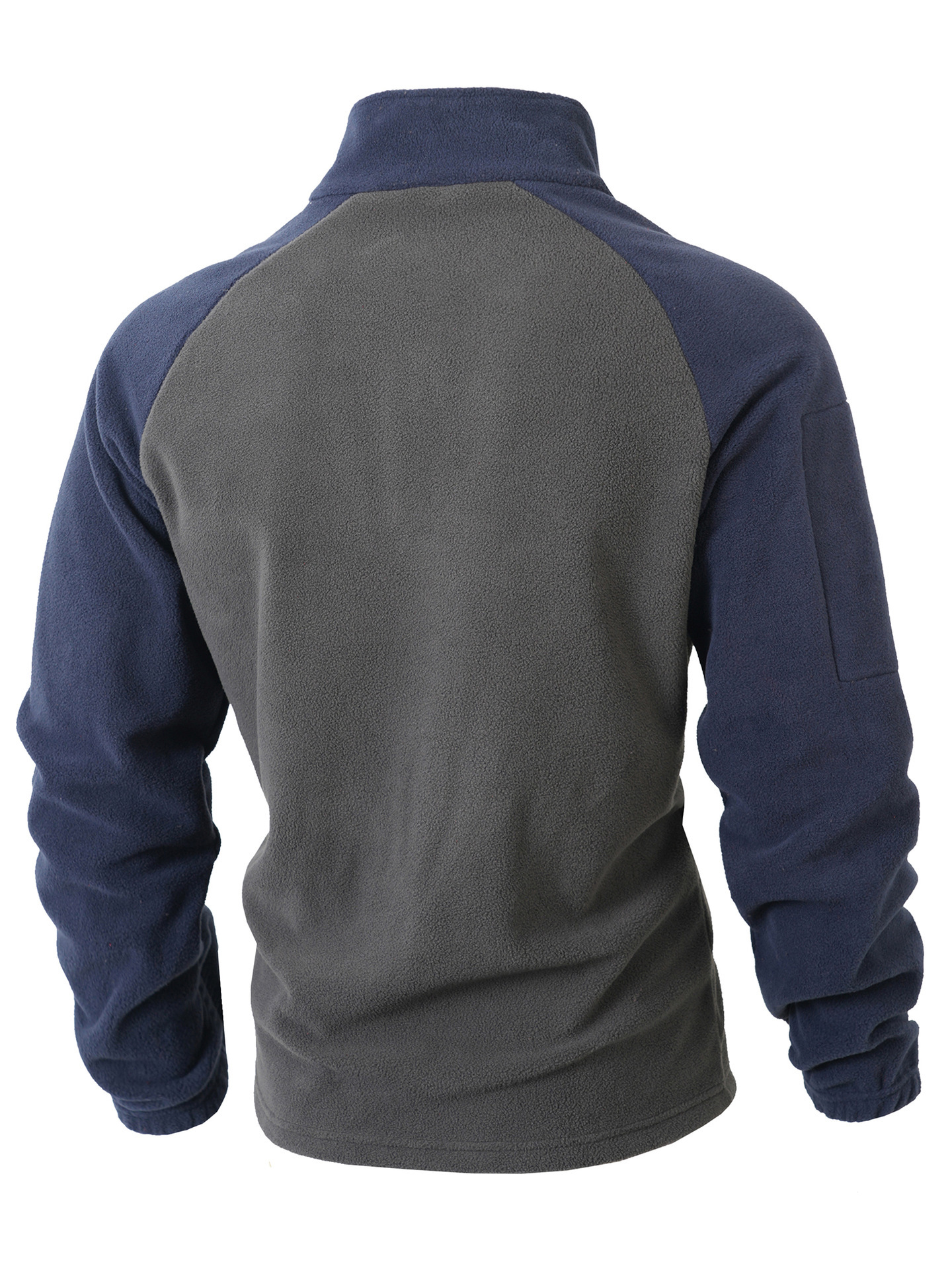 Men's Tactical Thermal Zip-up Sweater Jacket With Stand-up Collar_voghion.com