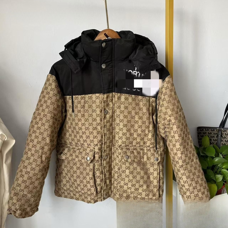 Winter High-End Men's down Jacket with Letter Print Hood, New Casual Loose-Fitting Versatile Women's Coat Winter High-End Men's down Jacket with Letter Print Hood, New Casual Loose-Fitting Versatile Women's Coat
