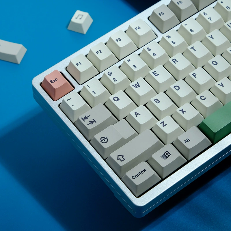 9009 оригинальная высота PBT сублимация механическая клавиатура ретро персонализированная крышка клавиатуры утолщение полный набор заказной серый и белый