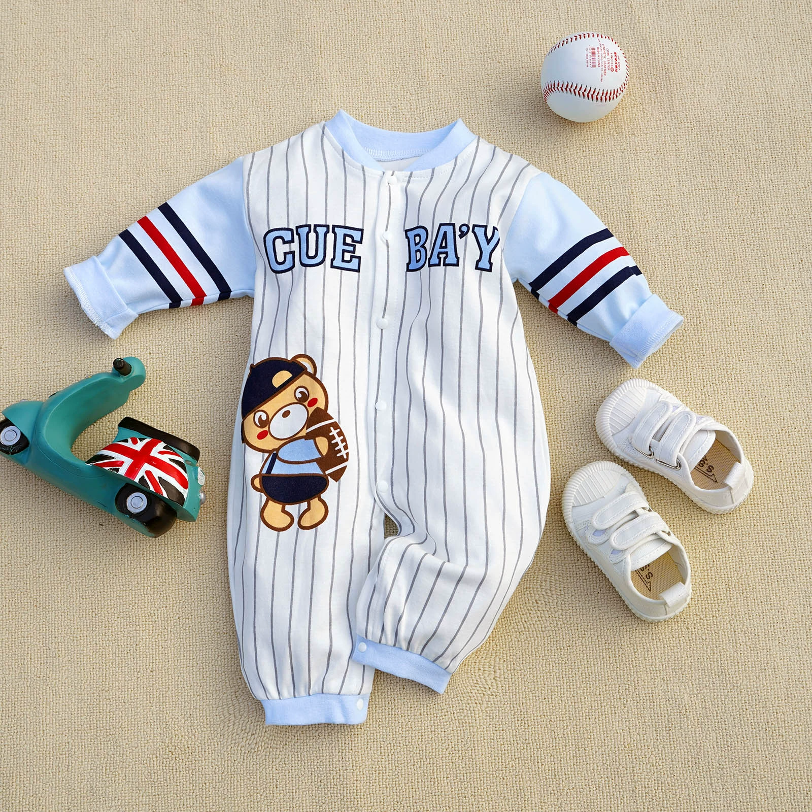 Autumn cotton long-sleeve, bodysuit, for import