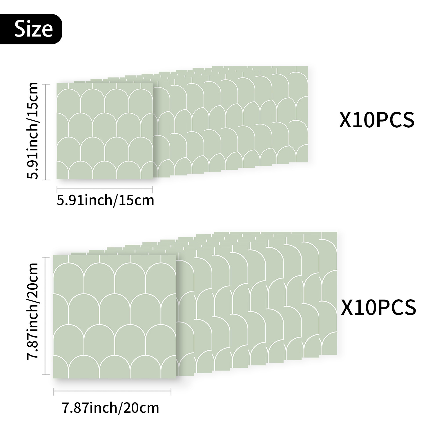 20X20CMX10PCS