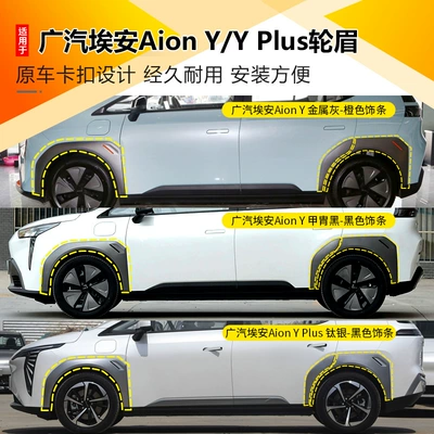 Wheel eyebrow: and Rear Left and Right