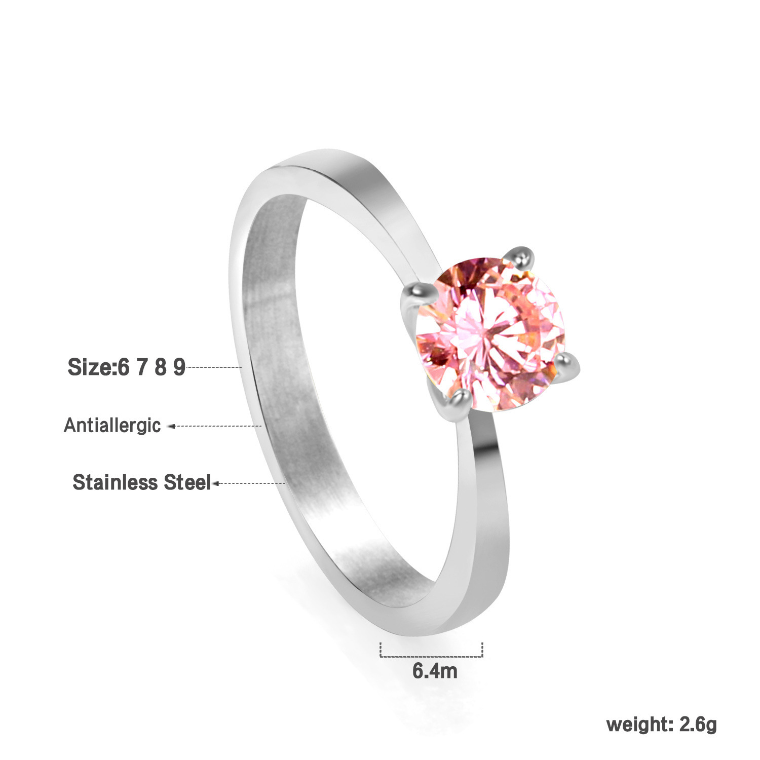 Sparkling Designer Ring For Women, Elegant And Comfortable Piece_voghion.com