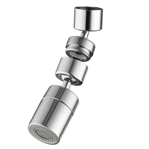 Kitchen sink basin full copper faucet universal splash-proof head magic multi-purpose connector rotatable shower bubbler