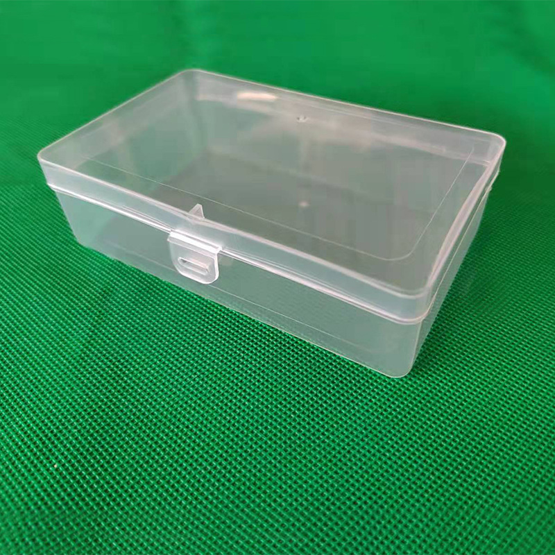 批发长方形pp塑料盒透明丝巾内衣包装盒手机配件五金电子零件大盒