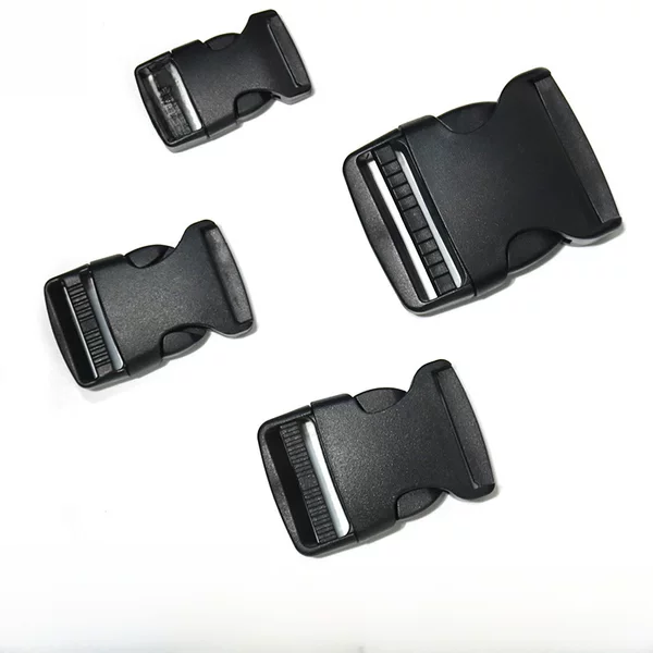 High-grade high-quality plastic buckle anti-pull buckle luggage accessories black plastic buckle schoolbag strap buckle