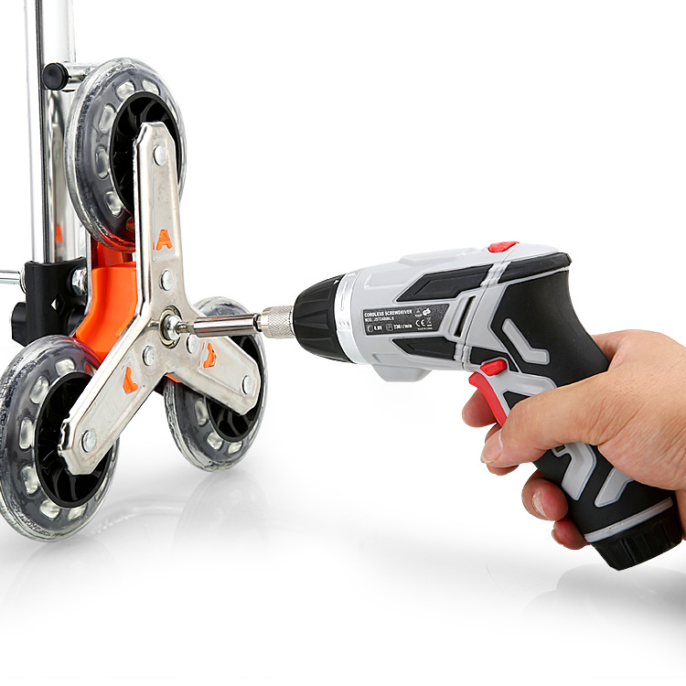 destornillador eléctrico transfronterizo deformación litio eléctrico pequeño destornillador recargable doméstico multifuncional carga eléctrica lote de tornillo