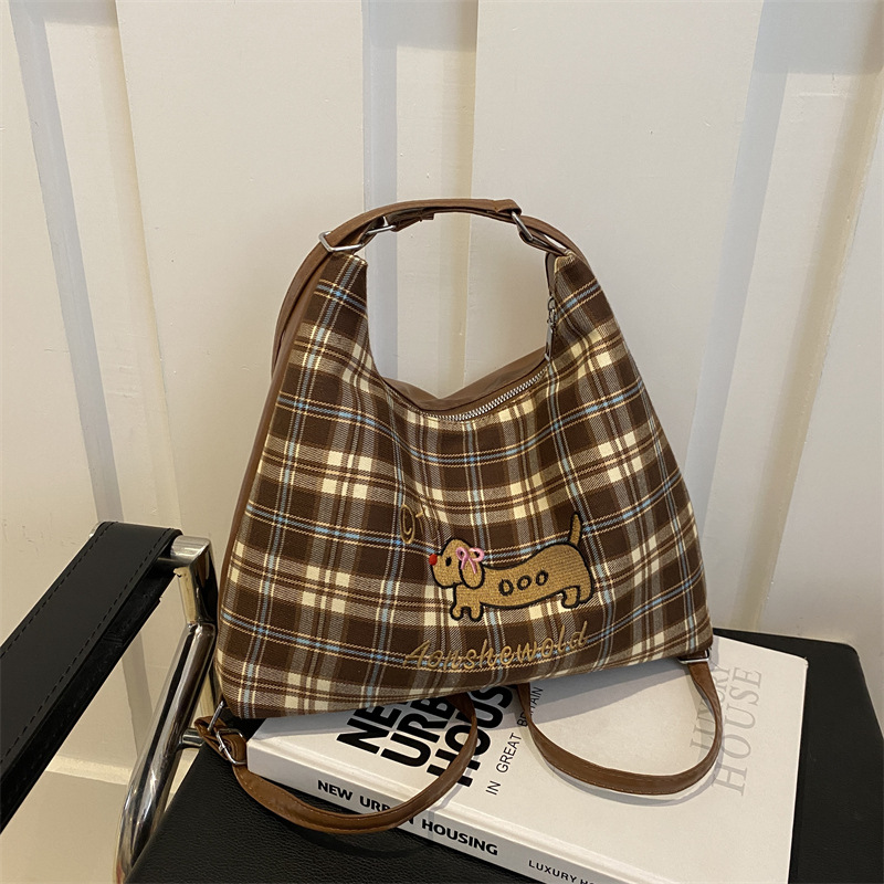 Bolso de gran capacidad para viajar mujeres 2024 nuevo estilo de moda extranjera mochila de hombro mochila de hombro de hombro