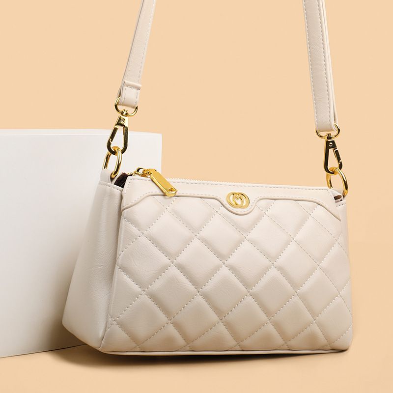 Elegant Quilted Single Shoulder Bag For Women Versatile Handbag_voghion.com