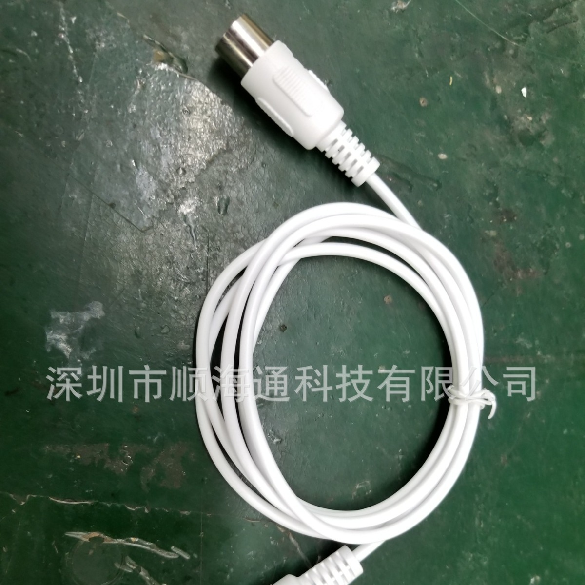 MIDI5P公对公白色延长线，大DIN5P公对公延长线 MIDI白色延长线