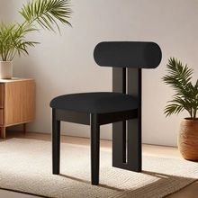 北欧极简轻奢实木餐椅家用网红简约软包靠背椅现代时尚椅