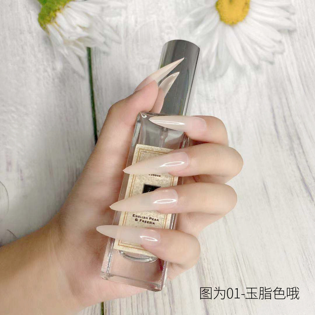 Pieza de uñas de color transfronterizo desgaste de uñas pieza de uñas sin costuras gota de agua desgaste de ballet parche de uñas 240 piezas