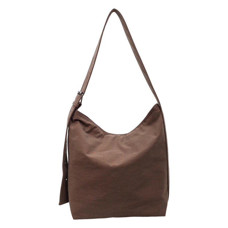 Nylon Large Capacity Tote Bag For Women 2026 New Casual Simple Shoulder Bag Utility Style Outdoor Commuter Bag - Thumbnail 6