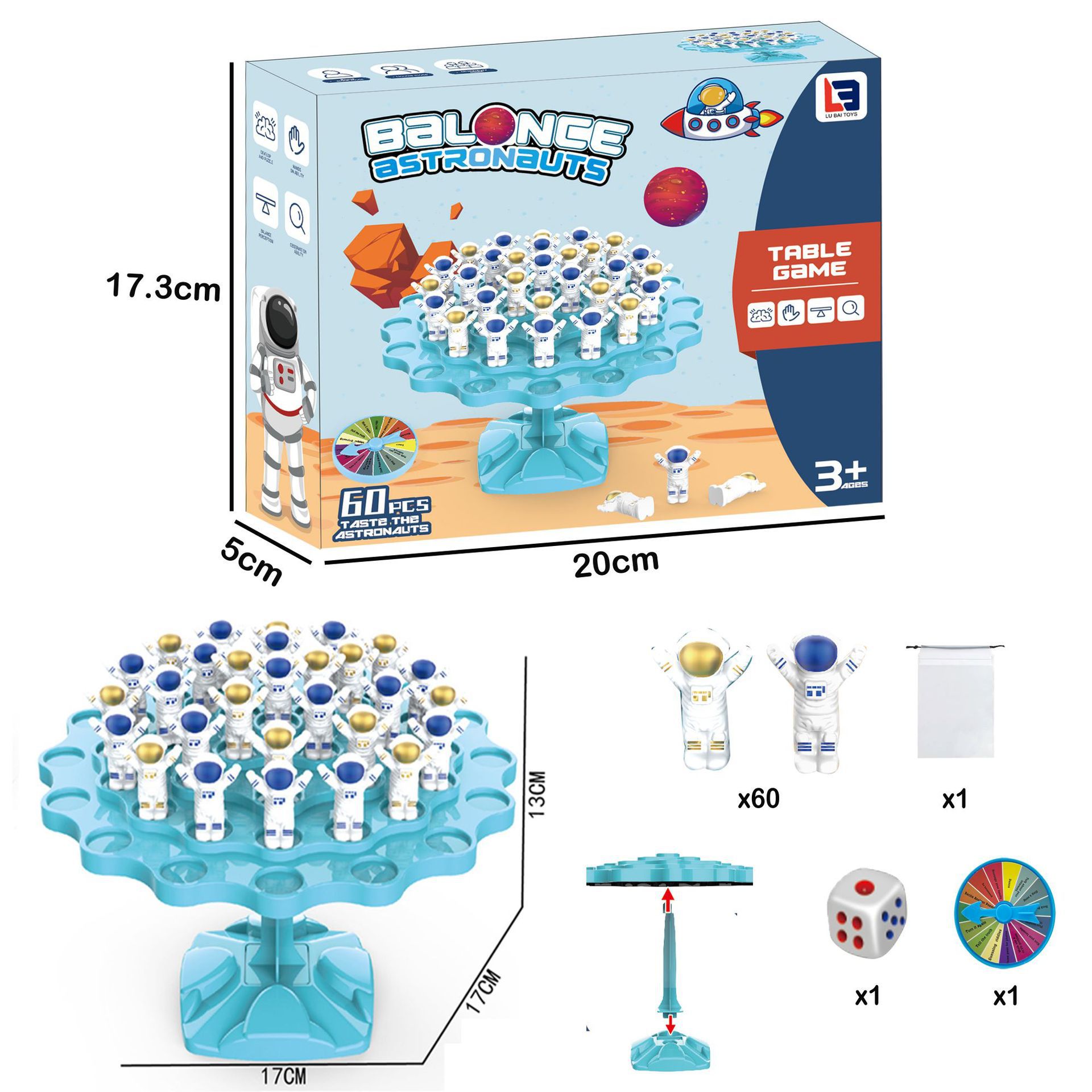 Árbol de equilibrio de rana transfronteriza juegos de mesa de puzzle para niños árbol de equilibrio espacial dobles juguetes de batalla interactivos