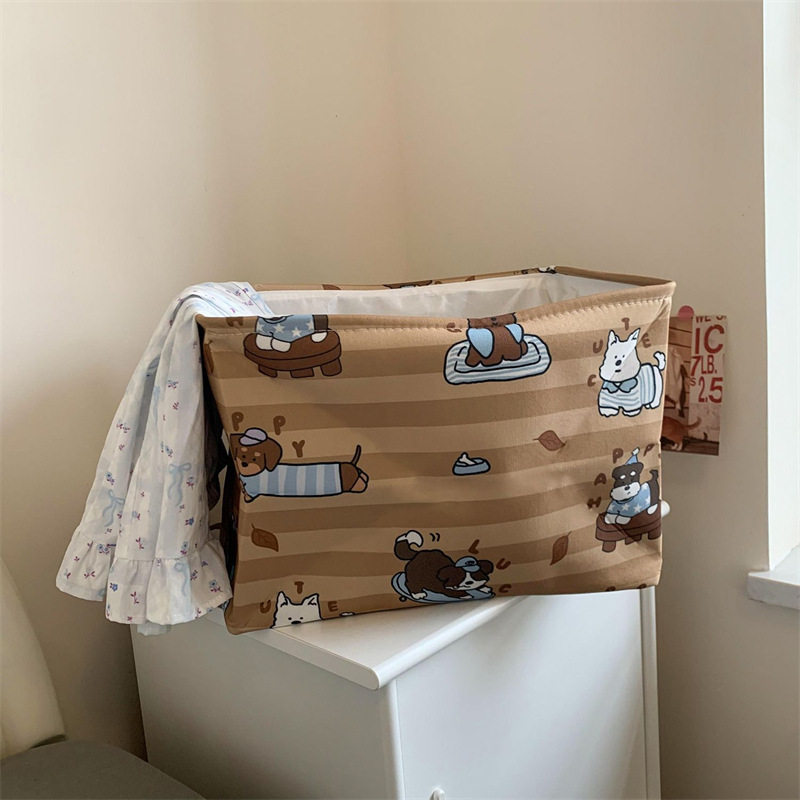 Linda canasta de ropa sucia doméstica, canasta de lavandería plegable de gran capacidad, artículos diversos, canasta de almacenamiento de juguetes portátiles, barril, dormitorio, hogar