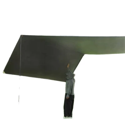 Avtomobil yan çətirləri, Tent with Poles for Outdoor Camping