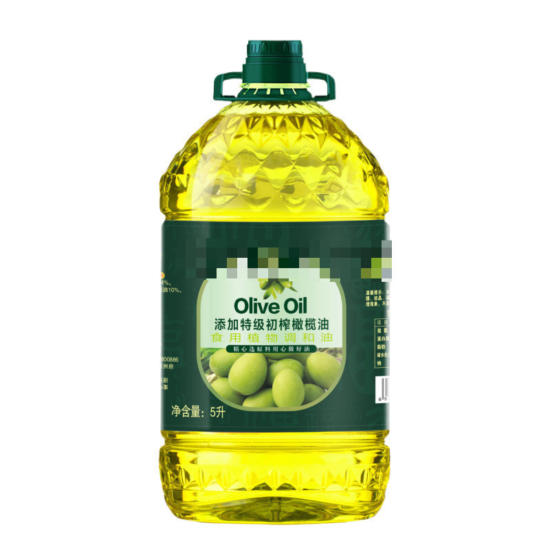 5L バージンオリーブオイル添加家庭用食用植物ブレンドオイル調理用栄養価の高い食用油 2.5kg Da Jie Hong|undefined