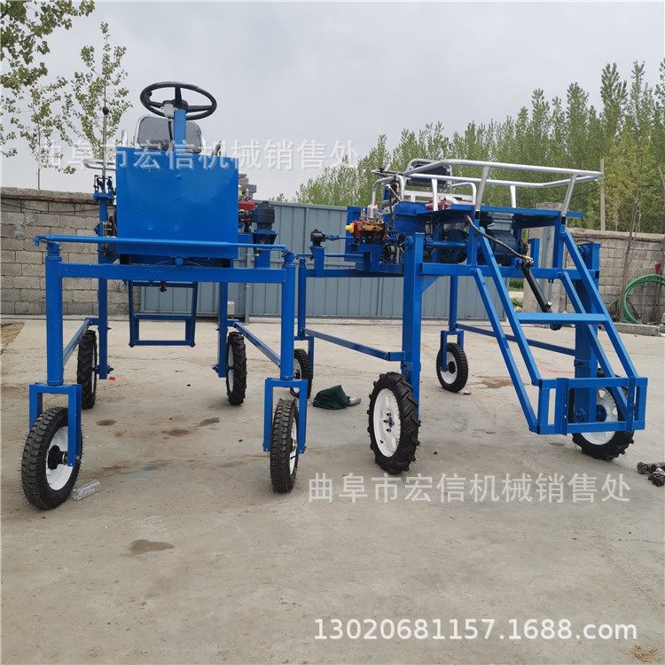 三轮四轮乘坐式打药机 小四轮自走式水冷打药车 蔬菜乘坐式打药机