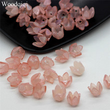 妍瑞醋酸板材 立体造型小花苞约10x8.5mm古风发簪耳环配件材料