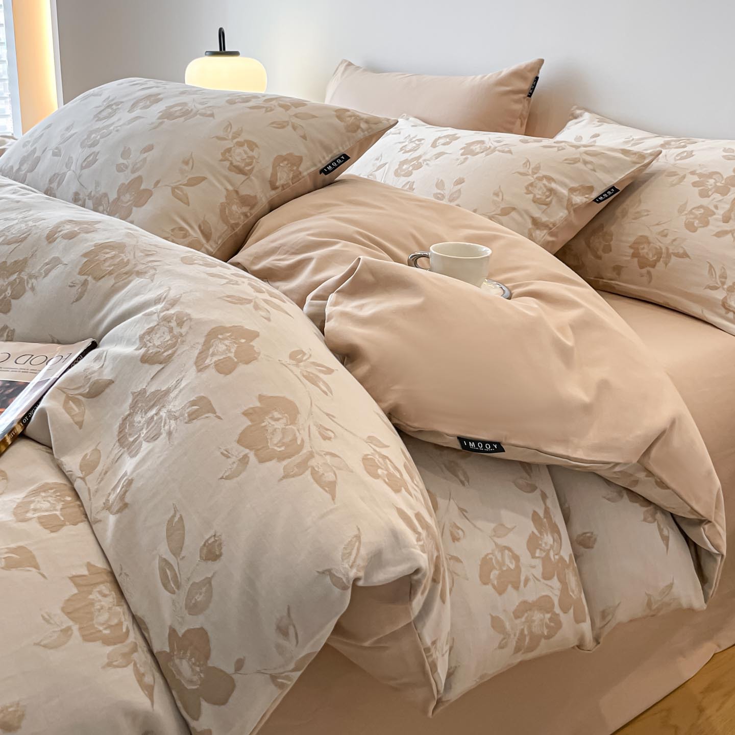 Yue yi tang - tea brown [all-cotton fabric, soft and skin-friendly]