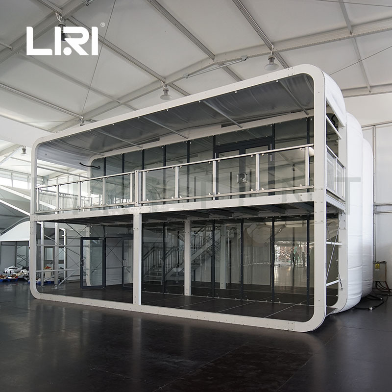 丽日双层胶囊酒店篷房 展会品牌展示帐篷 大型VIP看台 快速搭建