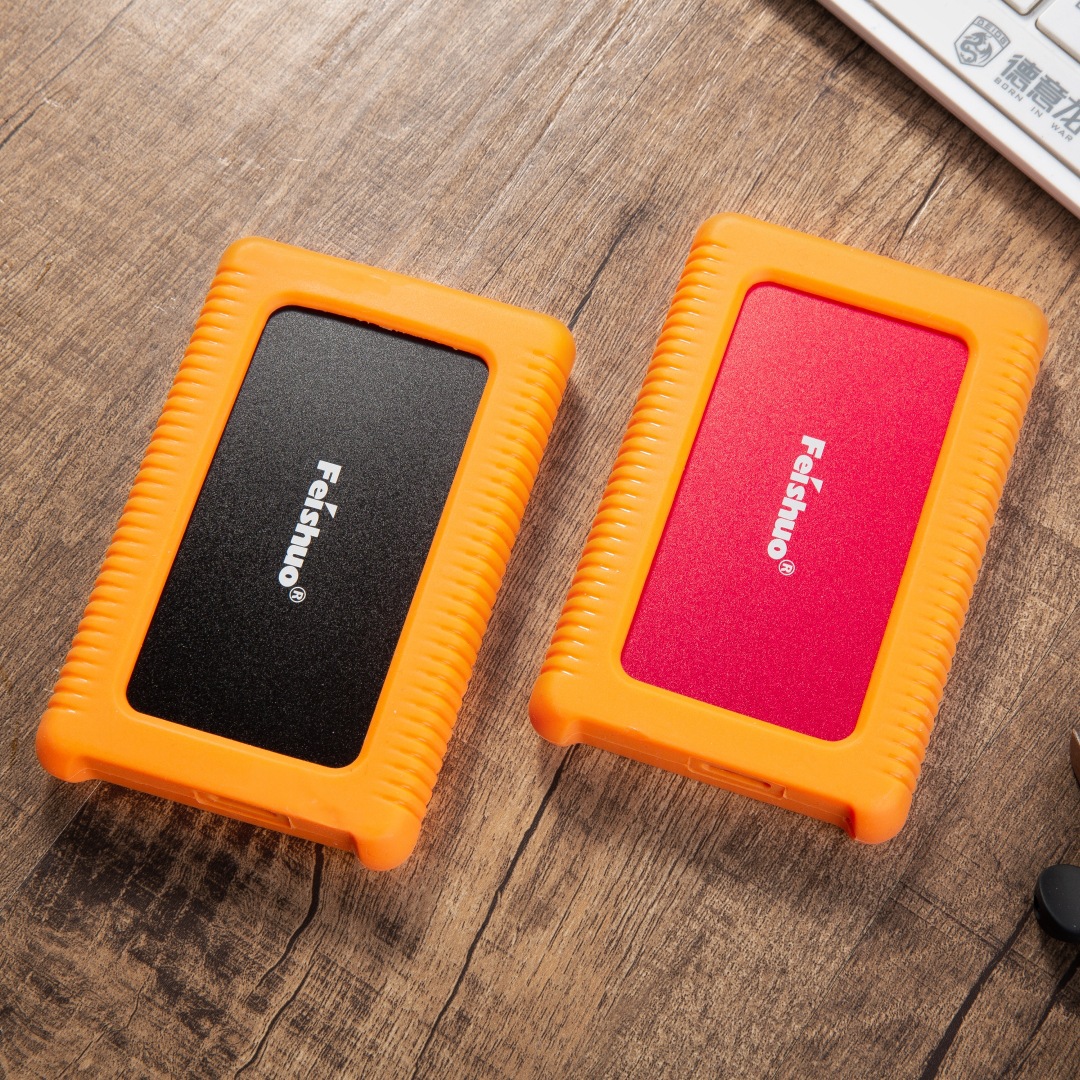 Feishuo Color Printing Mobile Hard Drive 500g 1Tb 2t Metal Portable Hard Drive Gift High Speed Logo