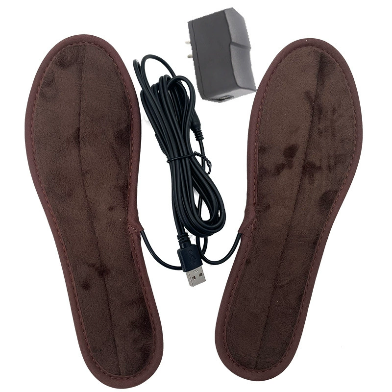 USB Heated Insoles, Washable, Multi-Size 35–46, 1.5 m Power Cable