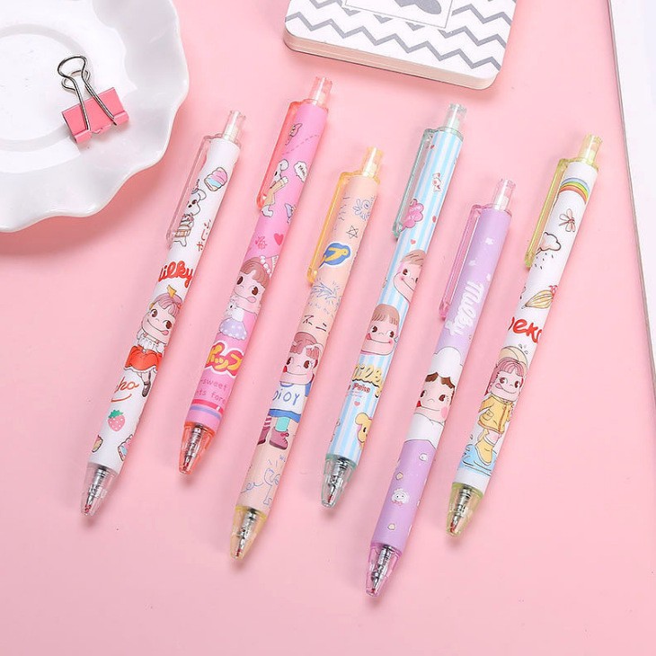 Nuevo bolígrafo de prensa de bebé tiburón de alto valor 0,5mm bolígrafo de góner negro estudiante lindo bolígrafo al por mayor