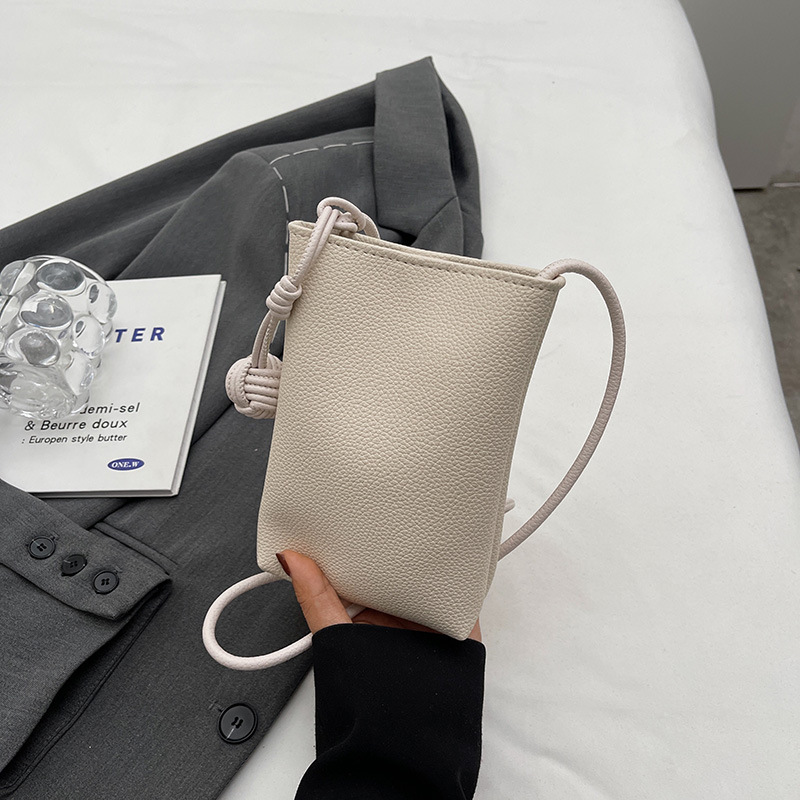 Bolso de mujer, estilo nicho, mini bolso, nuevo estilo, bolso sencillo e informal para teléfono móvil, moda coreana, bolso cruzado versátil