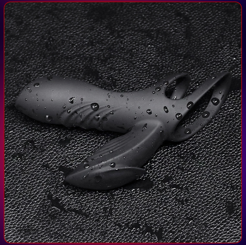 Shen Dun Vibrating Male Training Device, Black, Adult Couple Flirting Toy — detail image 15