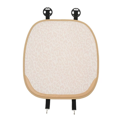 Support Car Pillow Neck Pillow, Waist support - leopard-print-leather-cushion-milk-tea-color-front-row