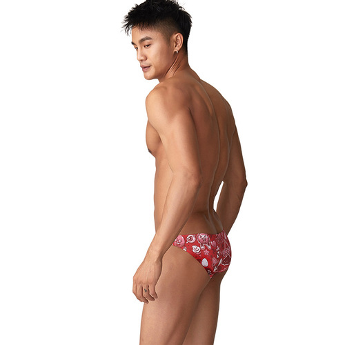 Seobean Triangle Men's Briefs New Arrival Printed Men's Underwear Explosive Comfort Briefs Factory Wholesale
