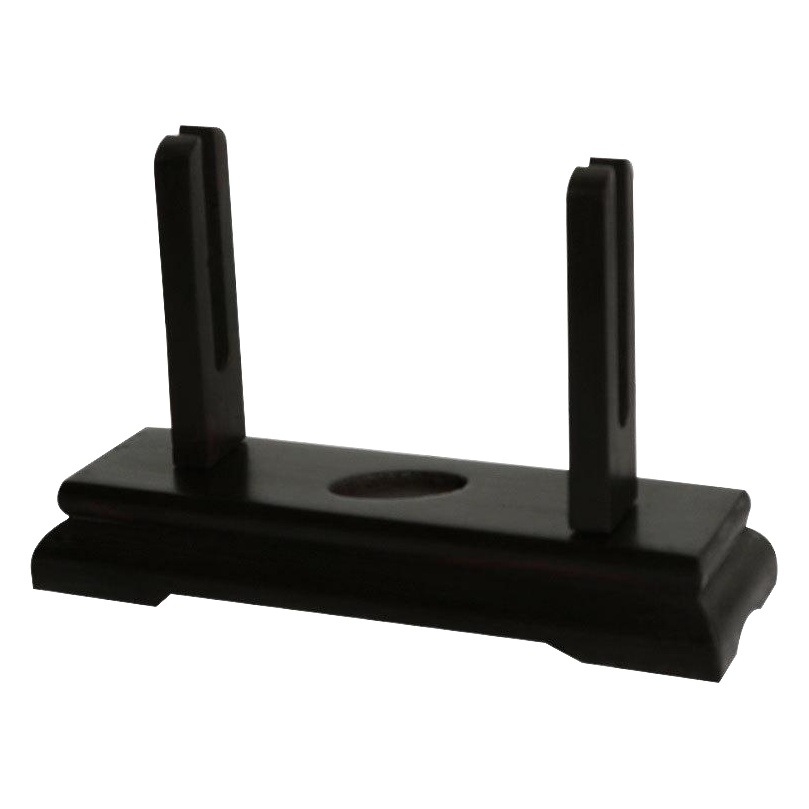 Desmontaje ventilador base ventilador marco Ebony universal femenino ventilador masculino soporte ventilador soporte productos de bambú artesanía al por mayor