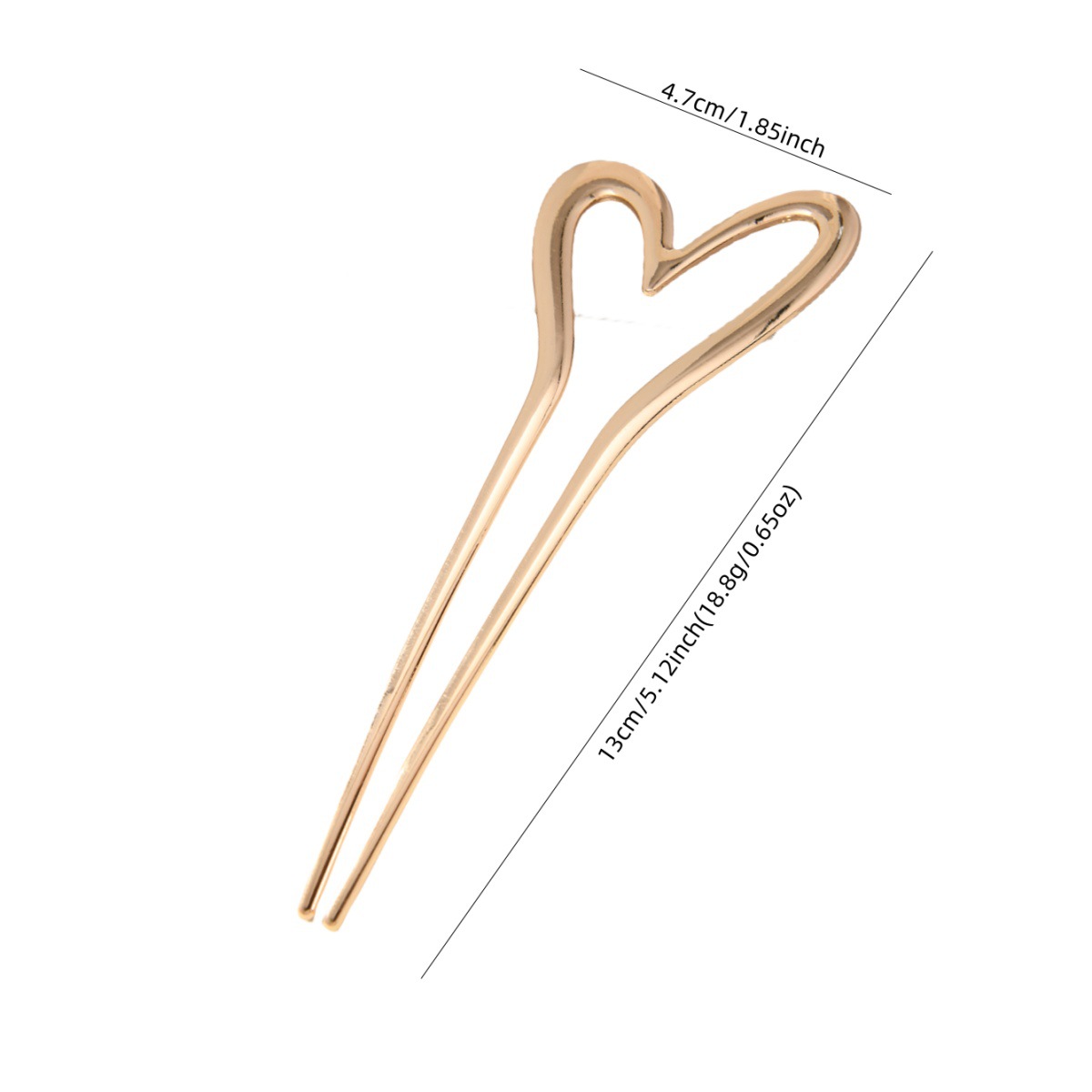 Horquilla en forma de U de alta calidad para mujer, nuevo artefacto de cabello de disco chino, horquilla en la parte posterior de la cabeza 2025 nuevo tocado de horquilla de cabello de amor