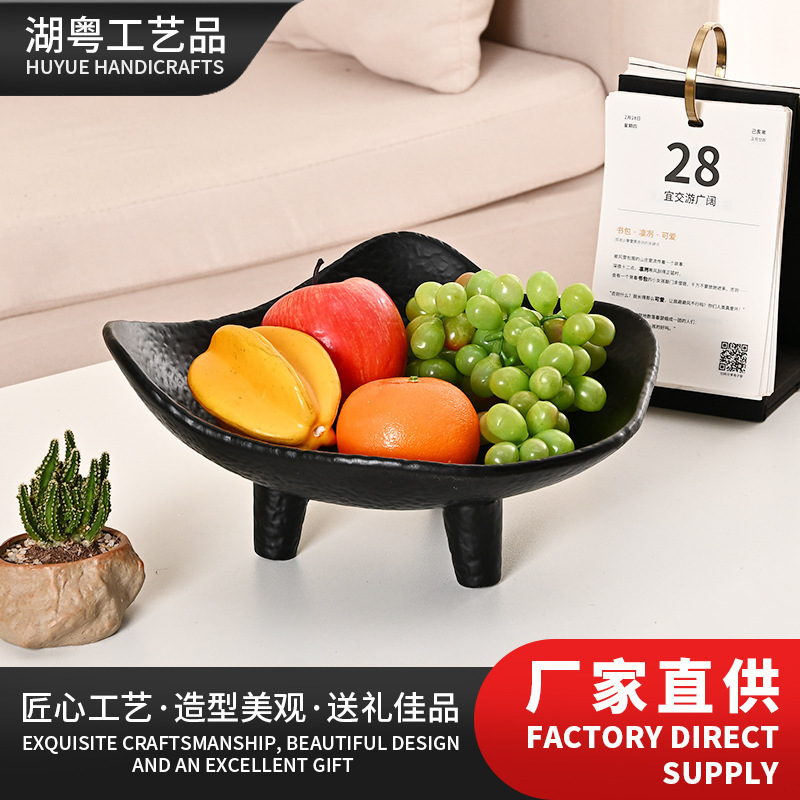 Customized Resin Imitation Stone Fruit Plate, Resin Tray Ornament, Model House, Homestay, Hotel Tabletop Creative Decoration Customized Resin Imitation Stone Fruit Plate, Resin Tray Ornament, Model House, Homestay, Hotel Tabletop Creative Decoration