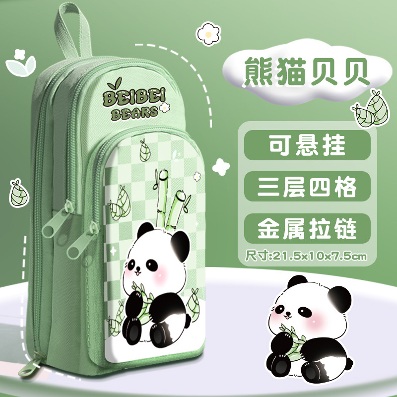 Mochila escolar portátil, bolsa para lápices para niñas 2025 nueva bolsa de papelería de gran capacidad, niñas de secundaria, estudiantes de primaria, niñas multifuncionales