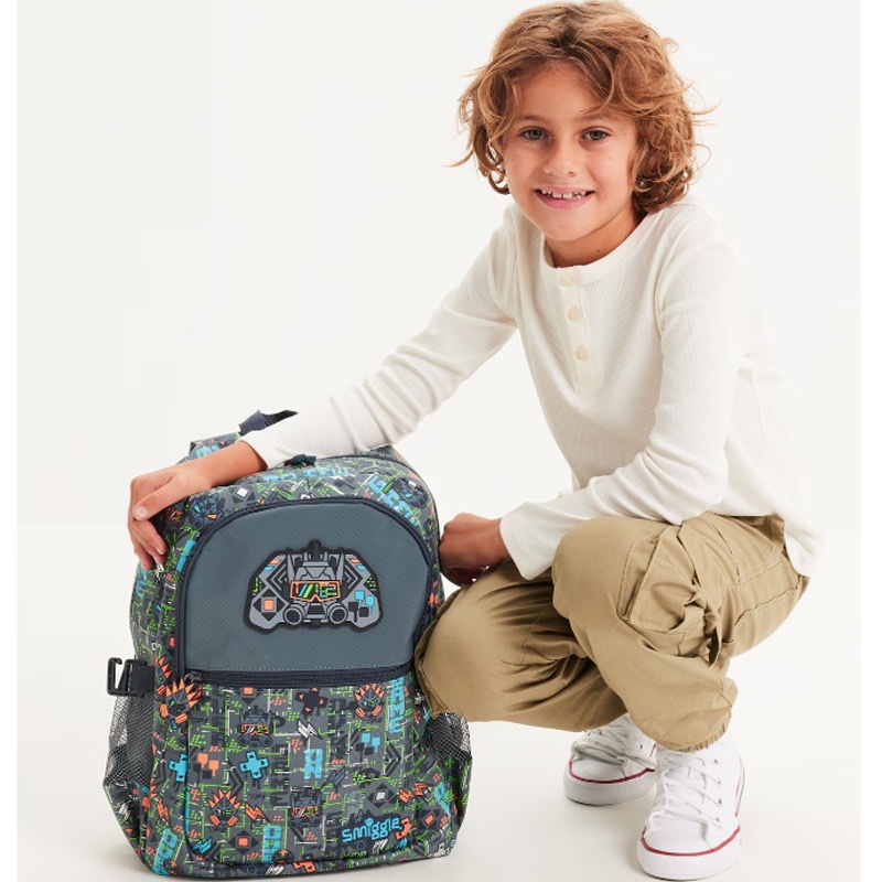 Australia smiggle mochila de gran capacidad mochila de dibujos animados de los estudiantes australianos mochila de viaje de tamaño grande
