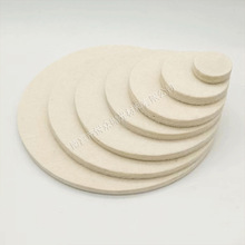 植绒羊毛抛光轮自粘毛毡轮磨片汽车玻璃油膜抛光盘高密度细羊毛球