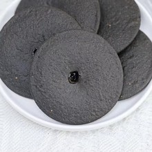 五黑粗粮饼干黑芝麻肚脐饼黑色饼干一件代发团购代理黑饼