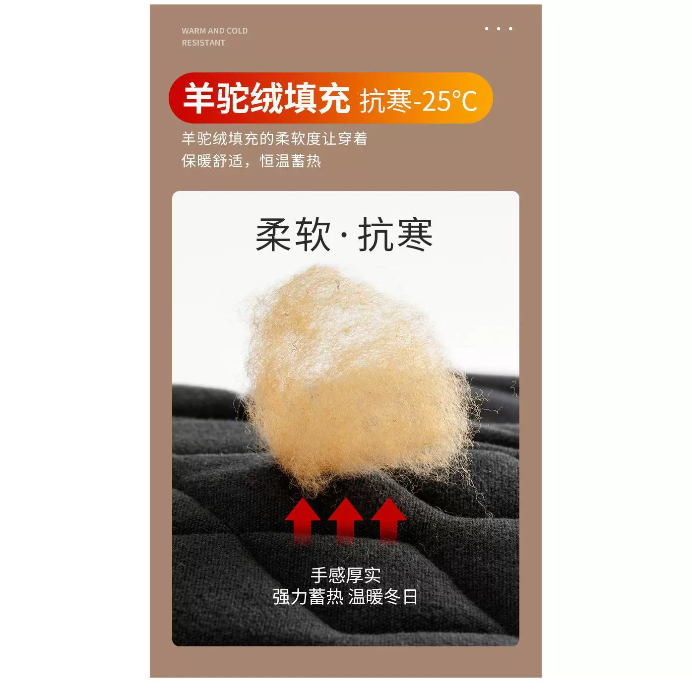 恒源祥 Men's keep warm velvet down jacket, for middle age